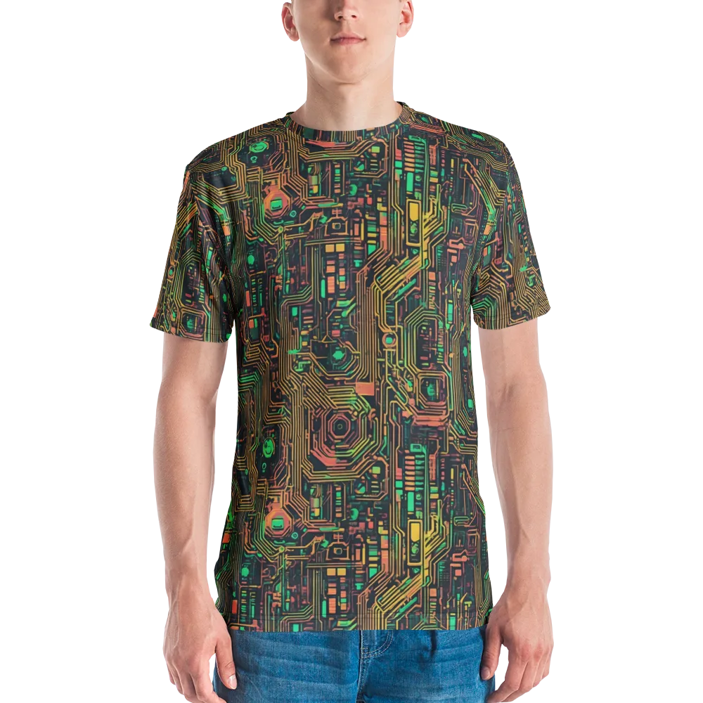 Copper Logic on Men's Crew Neck T-Shirt — Front