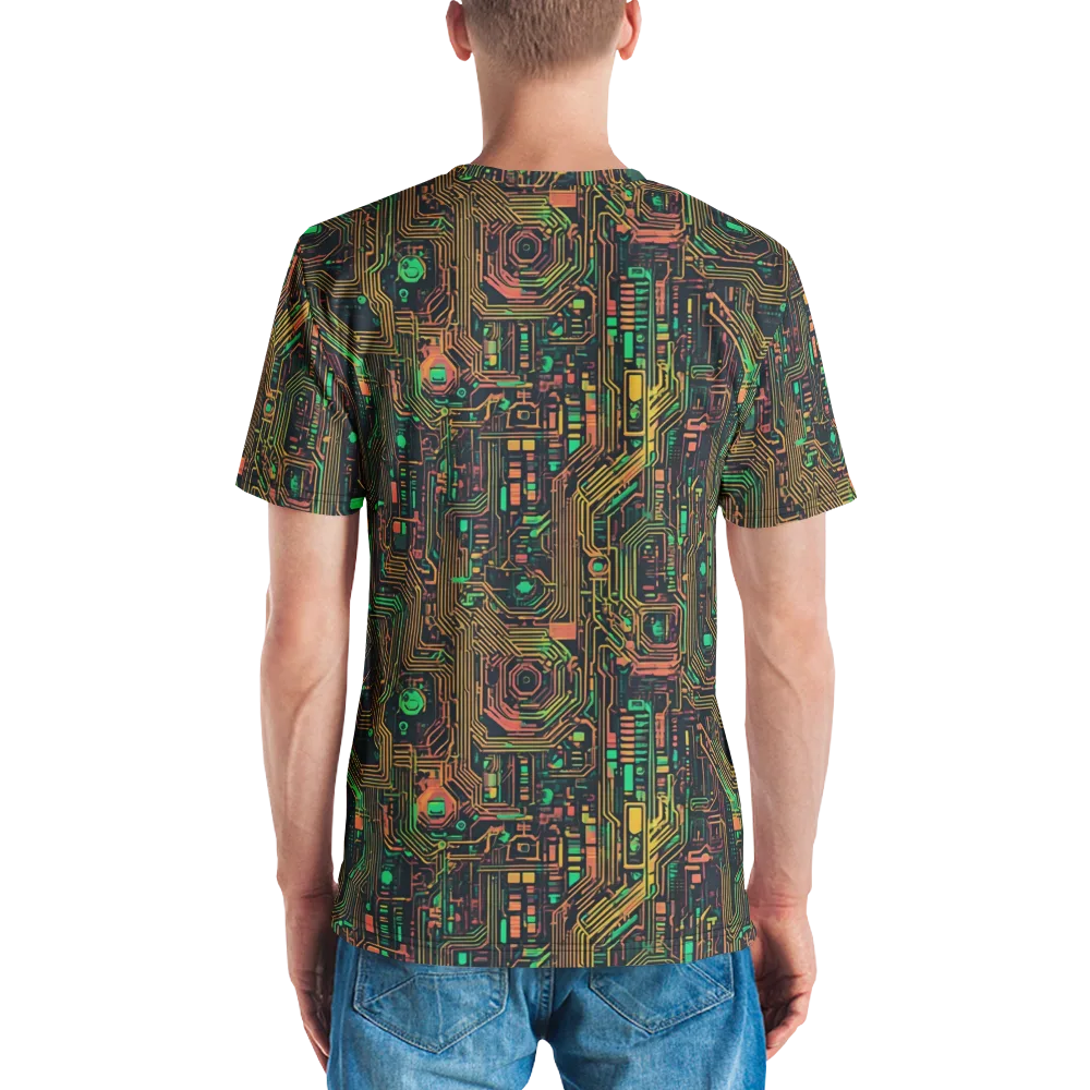 Copper Logic on Men's Crew Neck T-Shirt — Back