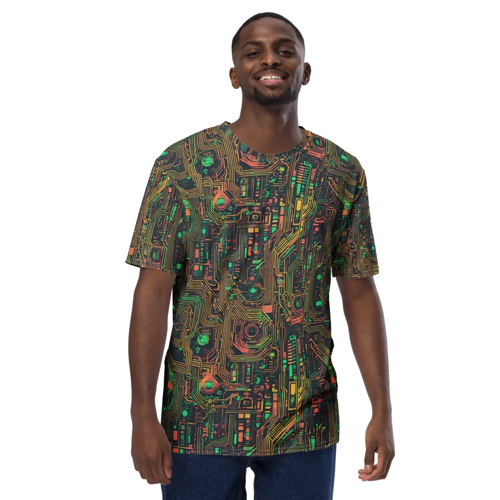 Copper Logic on Men's Crew Neck T-Shirt — Front