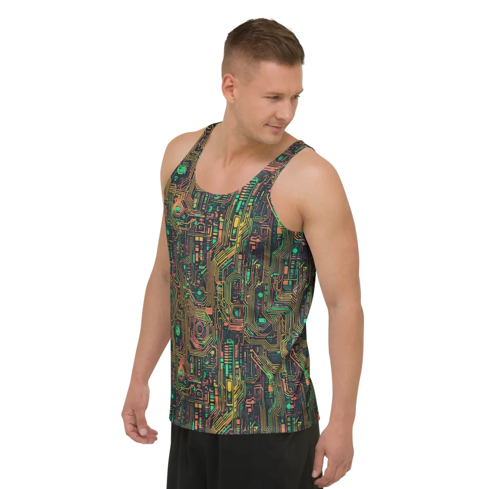 Copper Logic on Men's Tank Top — Left Front