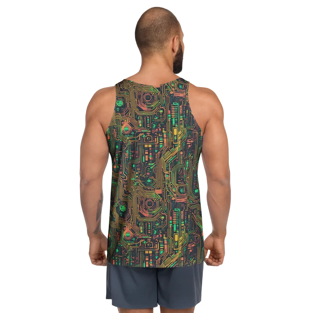 Copper Logic on Men's Tank Top — Back