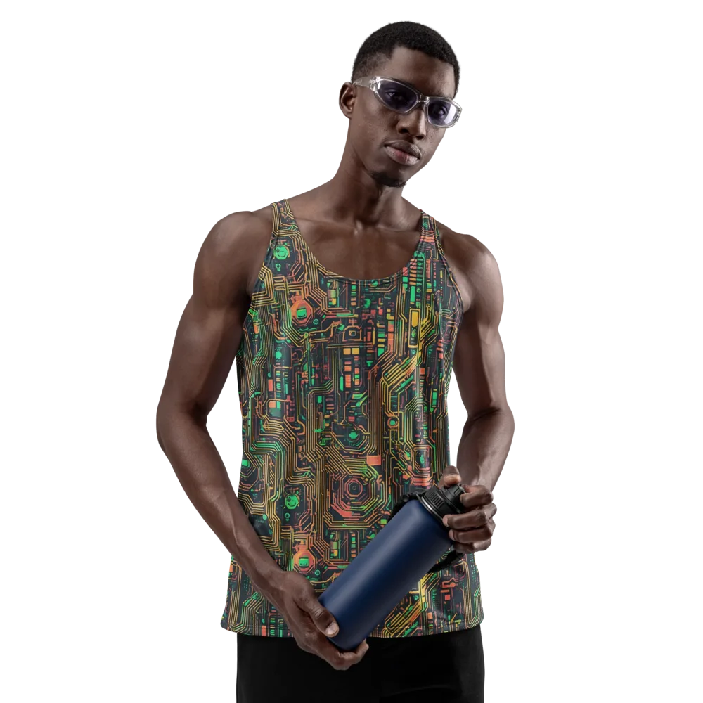Copper Logic on Men's Tank Top — Front