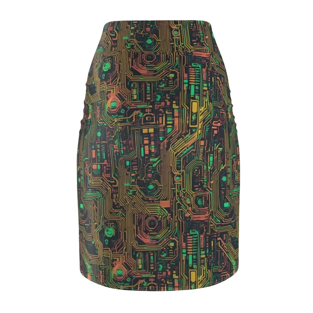 Copper Logic on Pencil Skirt — Back