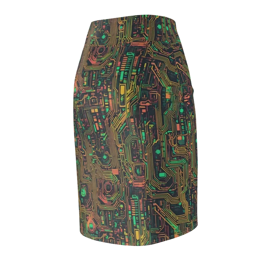 Copper Logic on Pencil Skirt — Back Side