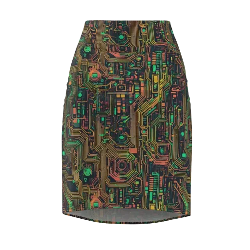 Copper Logic on a Pencil Skirt