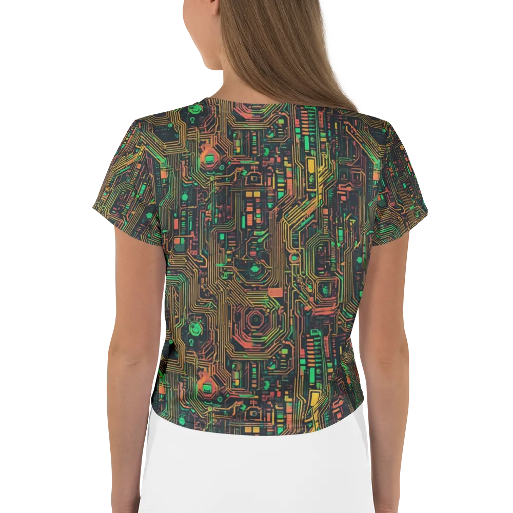 Copper Logic on Crop Tee — Back