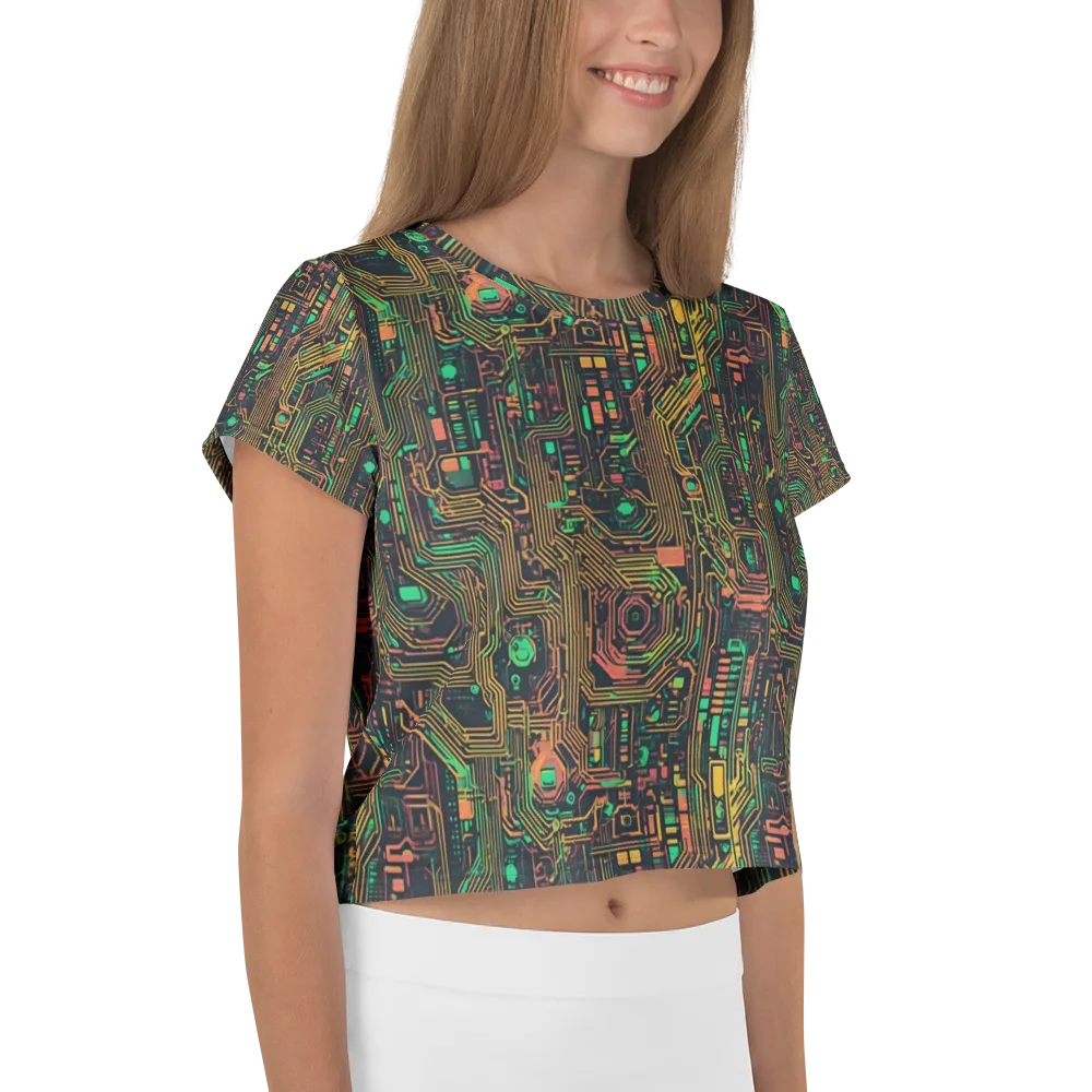 Copper Logic on Crop Tee — Right