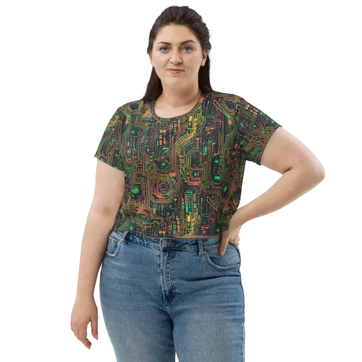 Copper Logic on a Crop Tee
