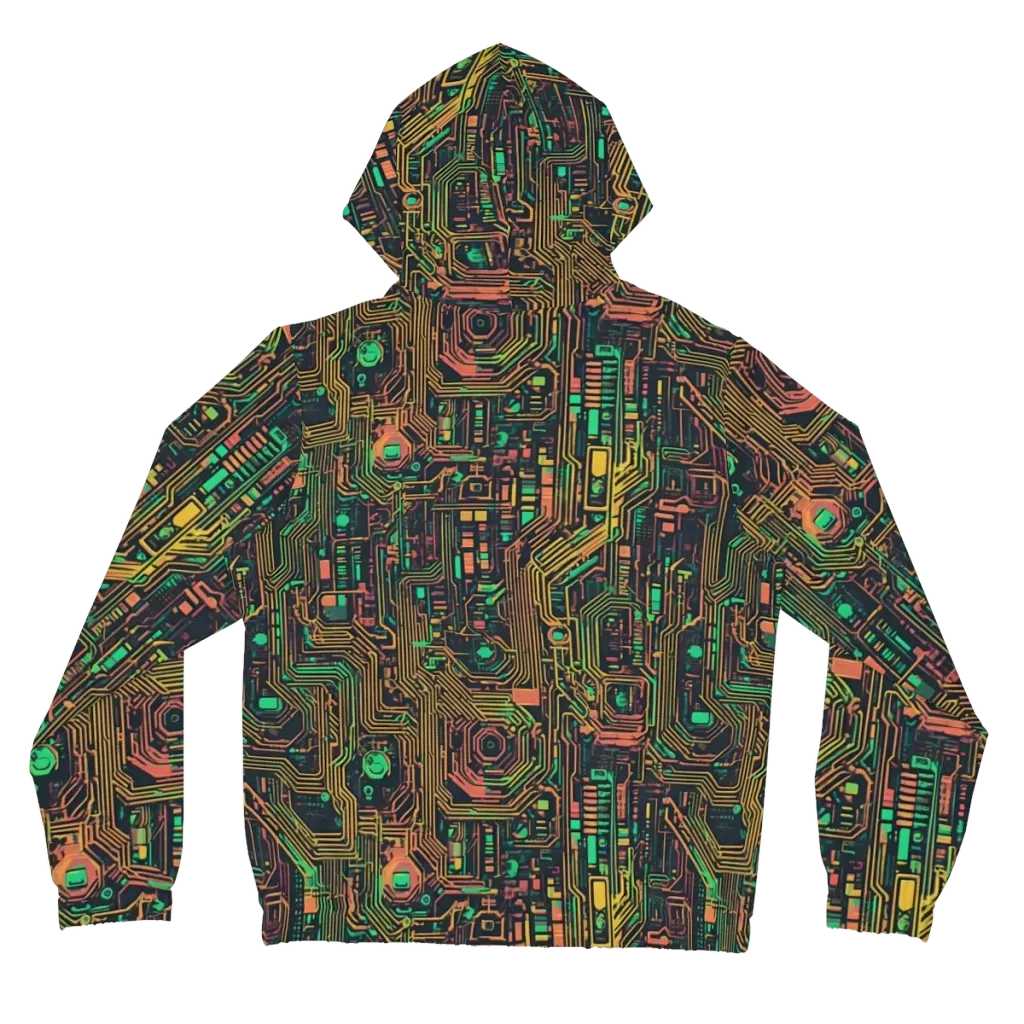 Copper Logic on Women's Full-Zip Hoodie — Back
