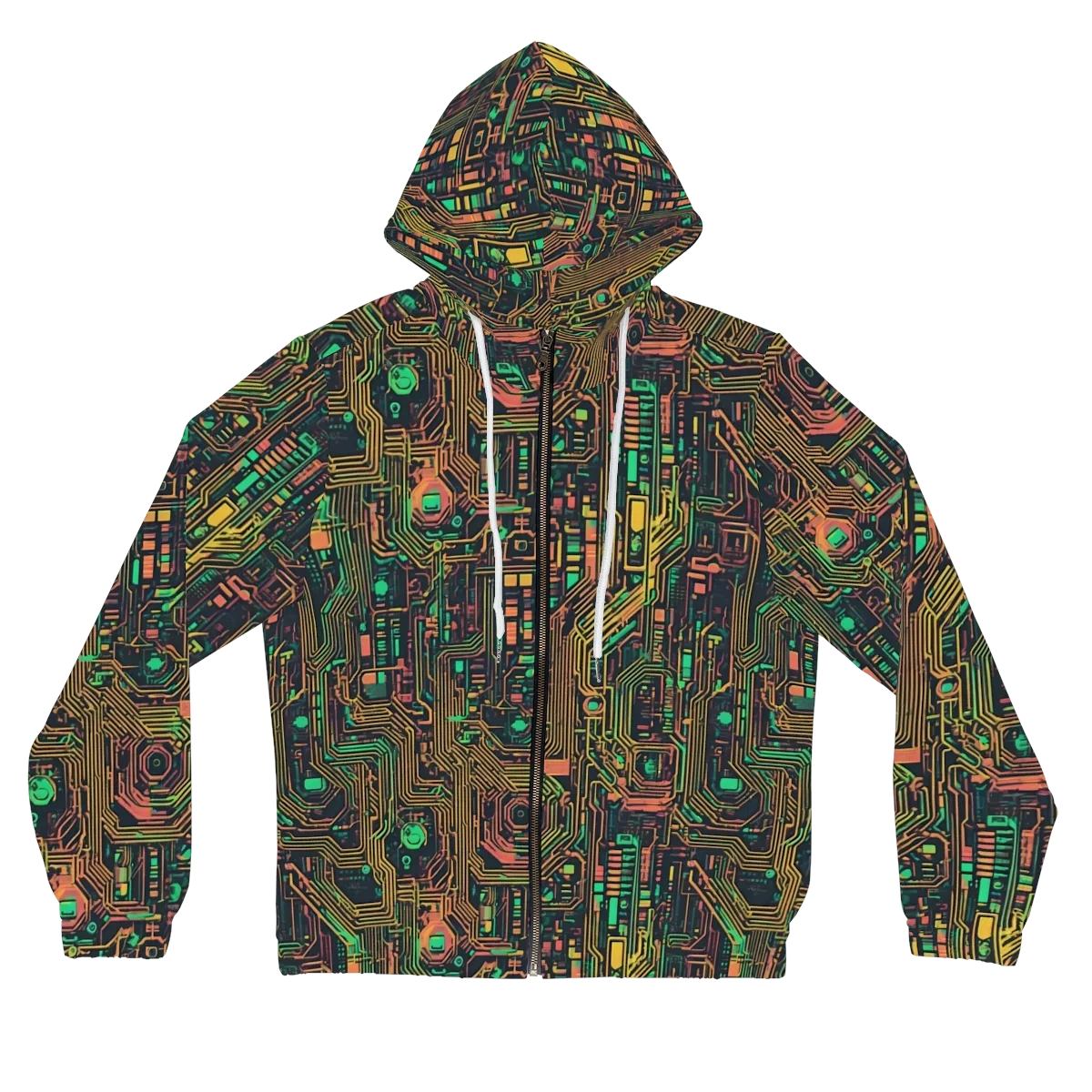Copper Logic on Women's Full-Zip Hoodie — Front