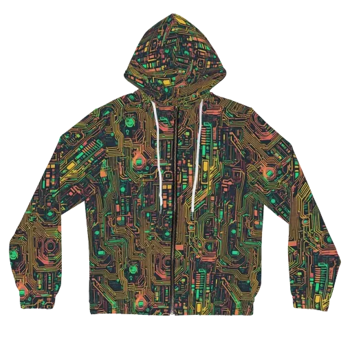 Copper Logic on a Women's Full-Zip Hoodie