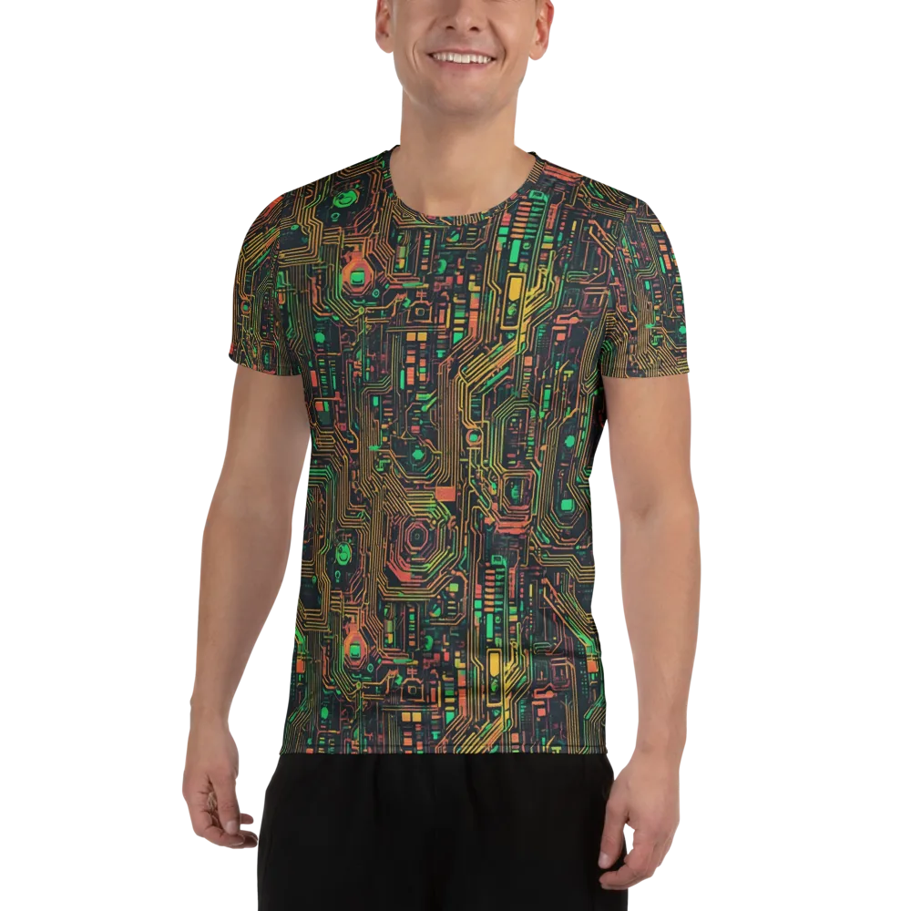 Copper Logic on Men's Athletic T-Shirt — Front
