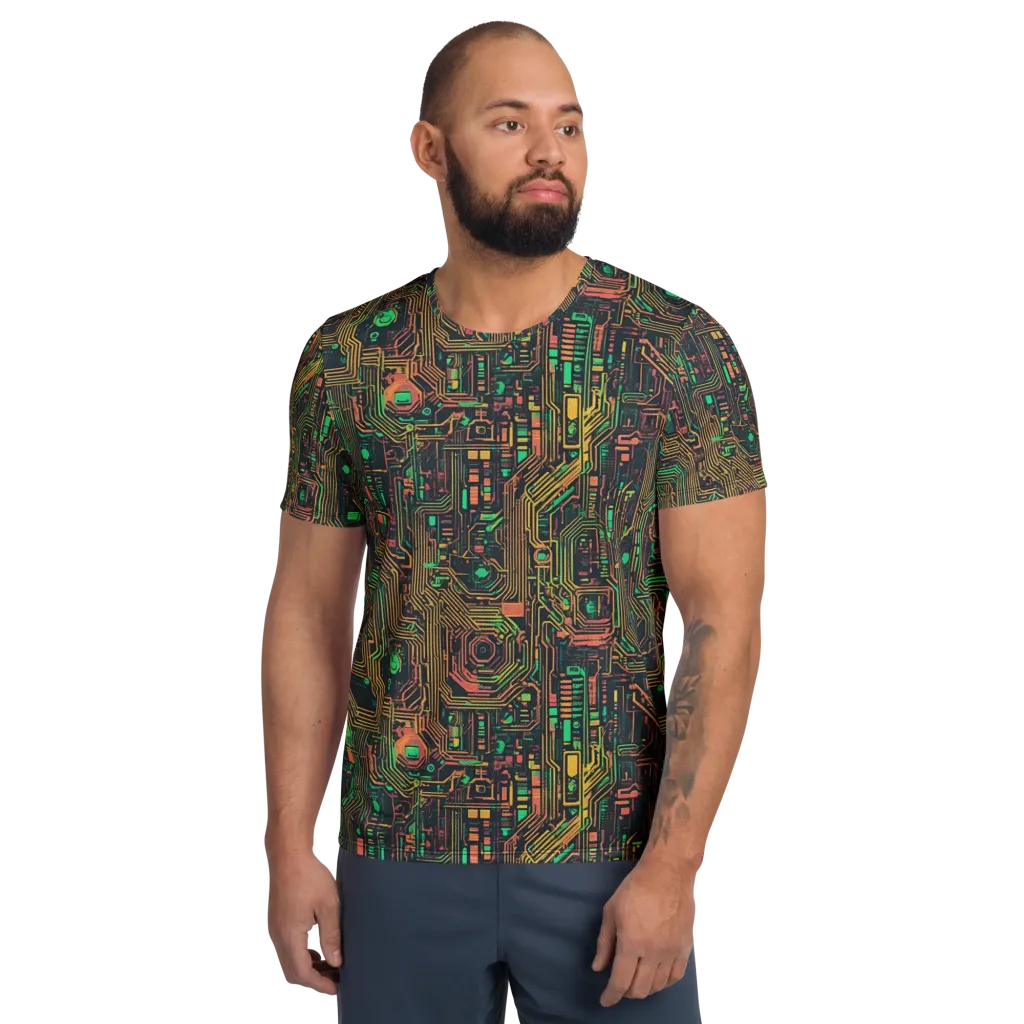 Copper Logic on Men's Athletic T-Shirt — Front