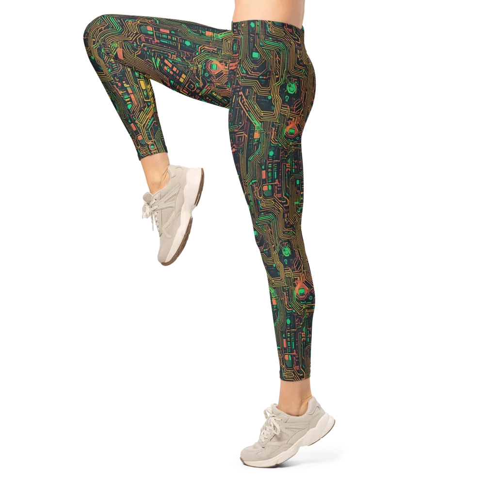 Copper Logic on Leggings — Left