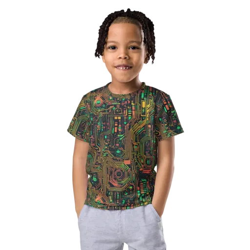 Copper Logic on a Kids Crew Neck T-Shirt