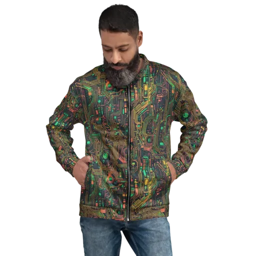 Copper Logic on a Bomber Jacket