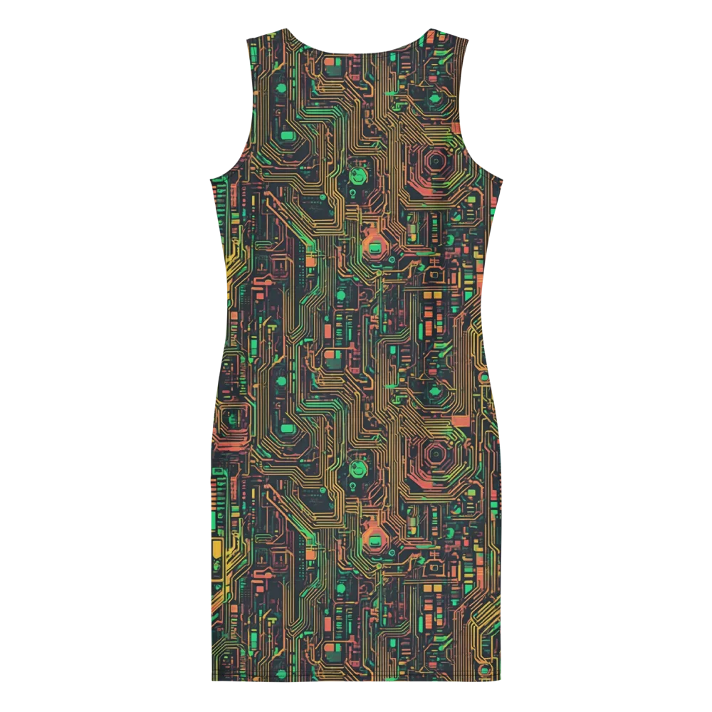 Copper Logic on Bodycon Dress — Back