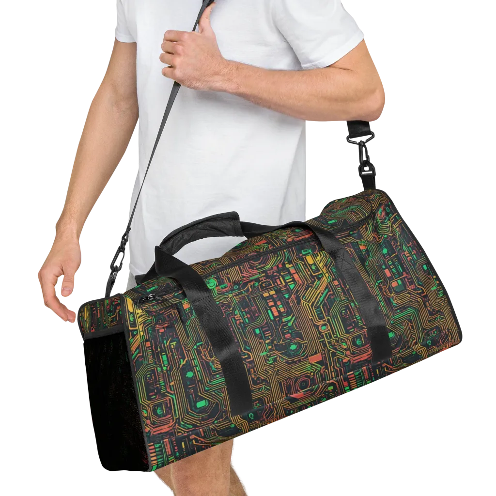 Copper Logic on Duffle Bag — Right Front
