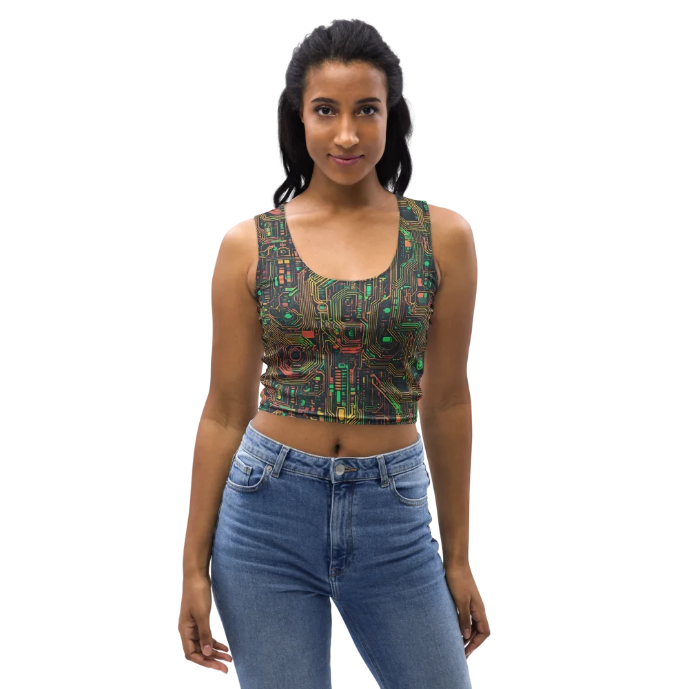 Copper Logic on Crop Top — Front