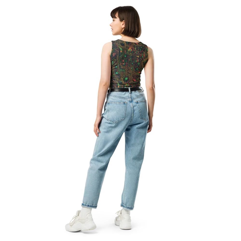 Copper Logic on Crop Top — Back