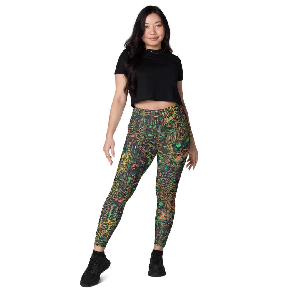 Copper Logic on Leggings with Pockets — Front
