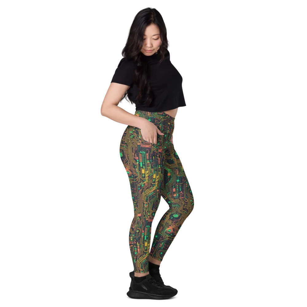 Copper Logic on Leggings with Pockets — Right