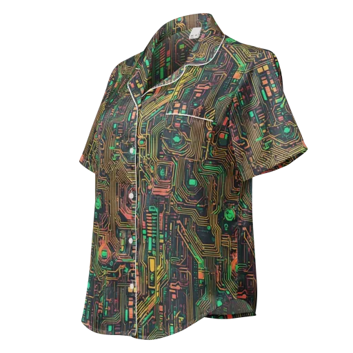 Copper Logic on a Women's Short Sleeve Pajama Top