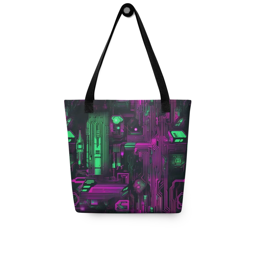 Synthwave Circuit on Tote Bag — Front
