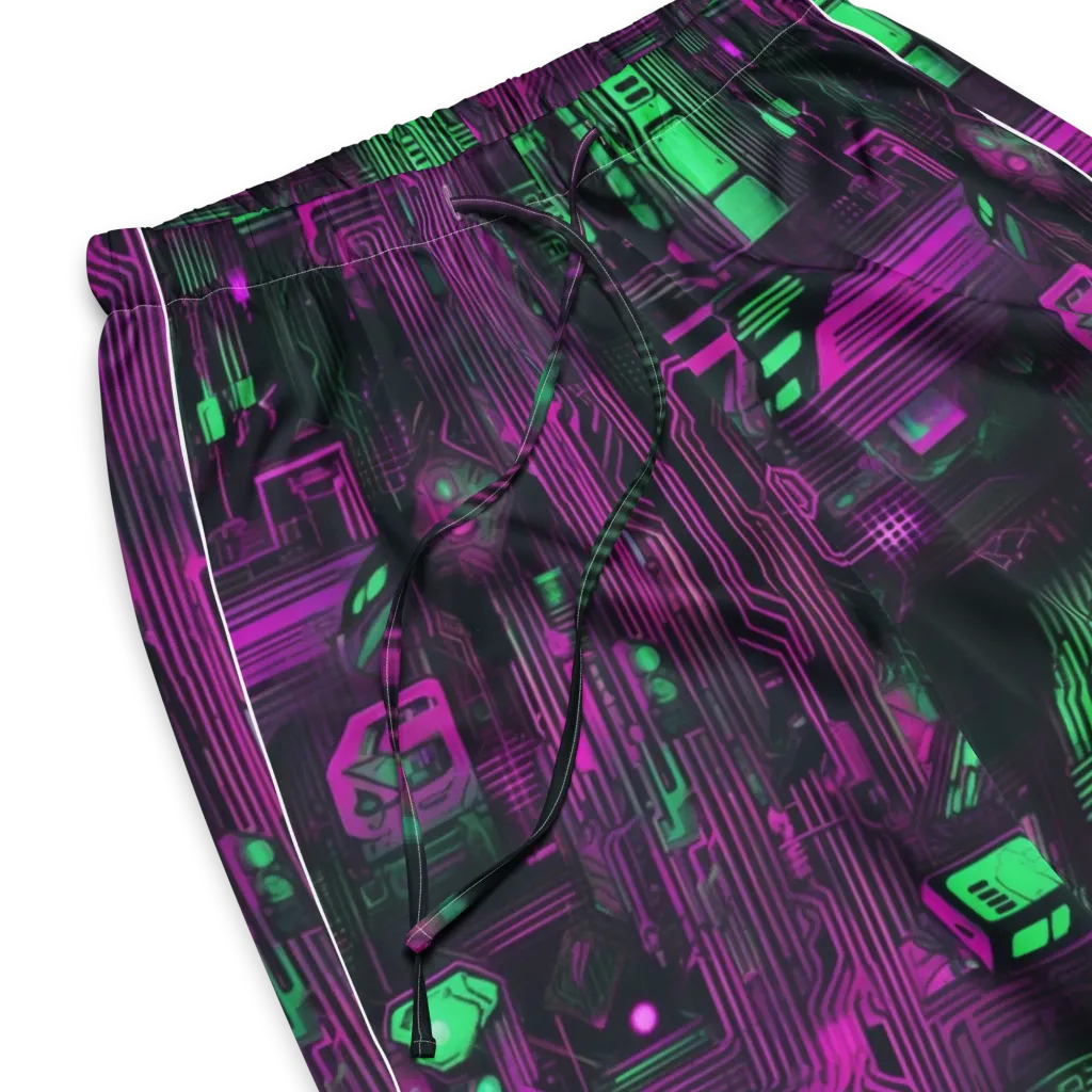 Synthwave Circuit on Women's Pajama Pants — Product details