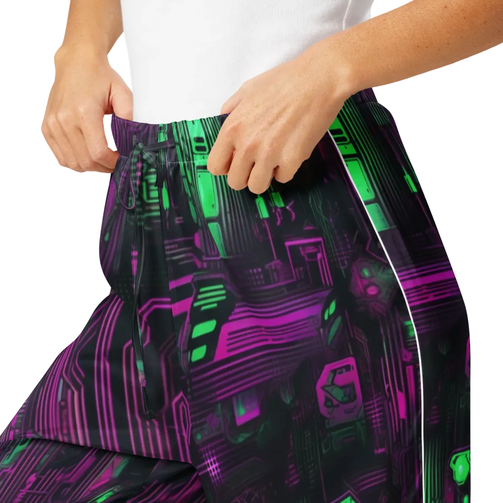 Synthwave Circuit on Women's Pajama Pants — Product details