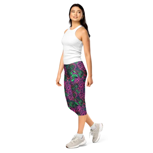 Electric Lattice on a Capri Leggings