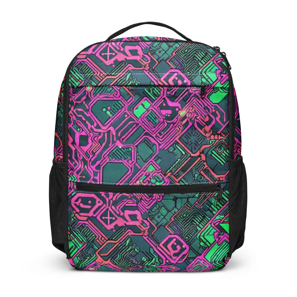 Electric Lattice on Utility Backpack — Front