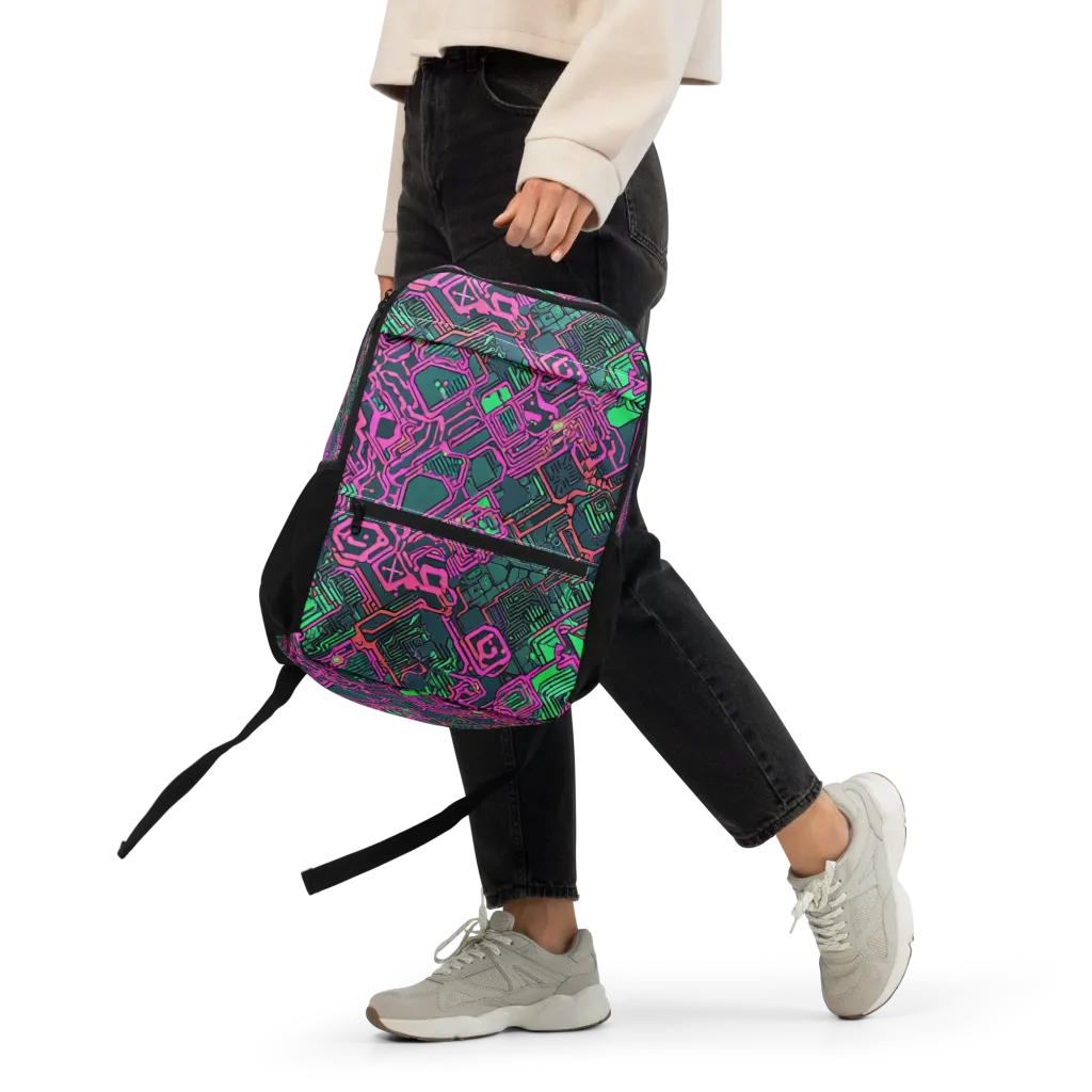 Electric Lattice on Utility Backpack — Front