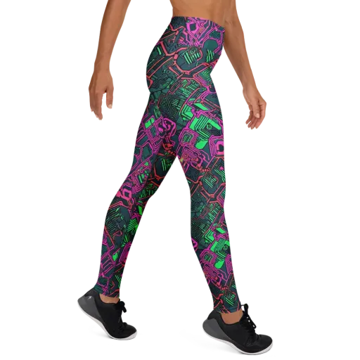 Electric Lattice on a Yoga Leggings