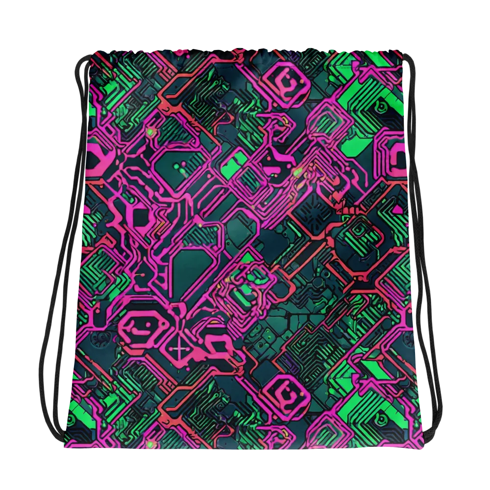 Electric Lattice on Drawstring Bag — Photo