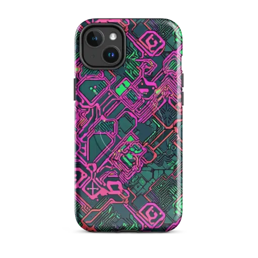 Electric Lattice on a MagSafe Tough Case for iPhone®
