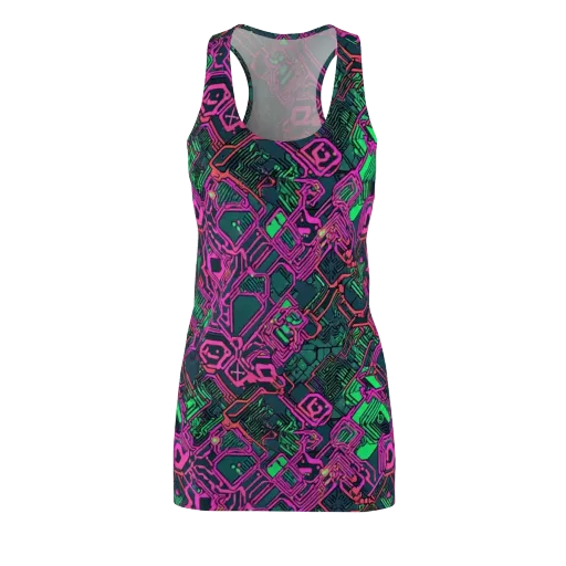 Electric Lattice on a Racerback Dress