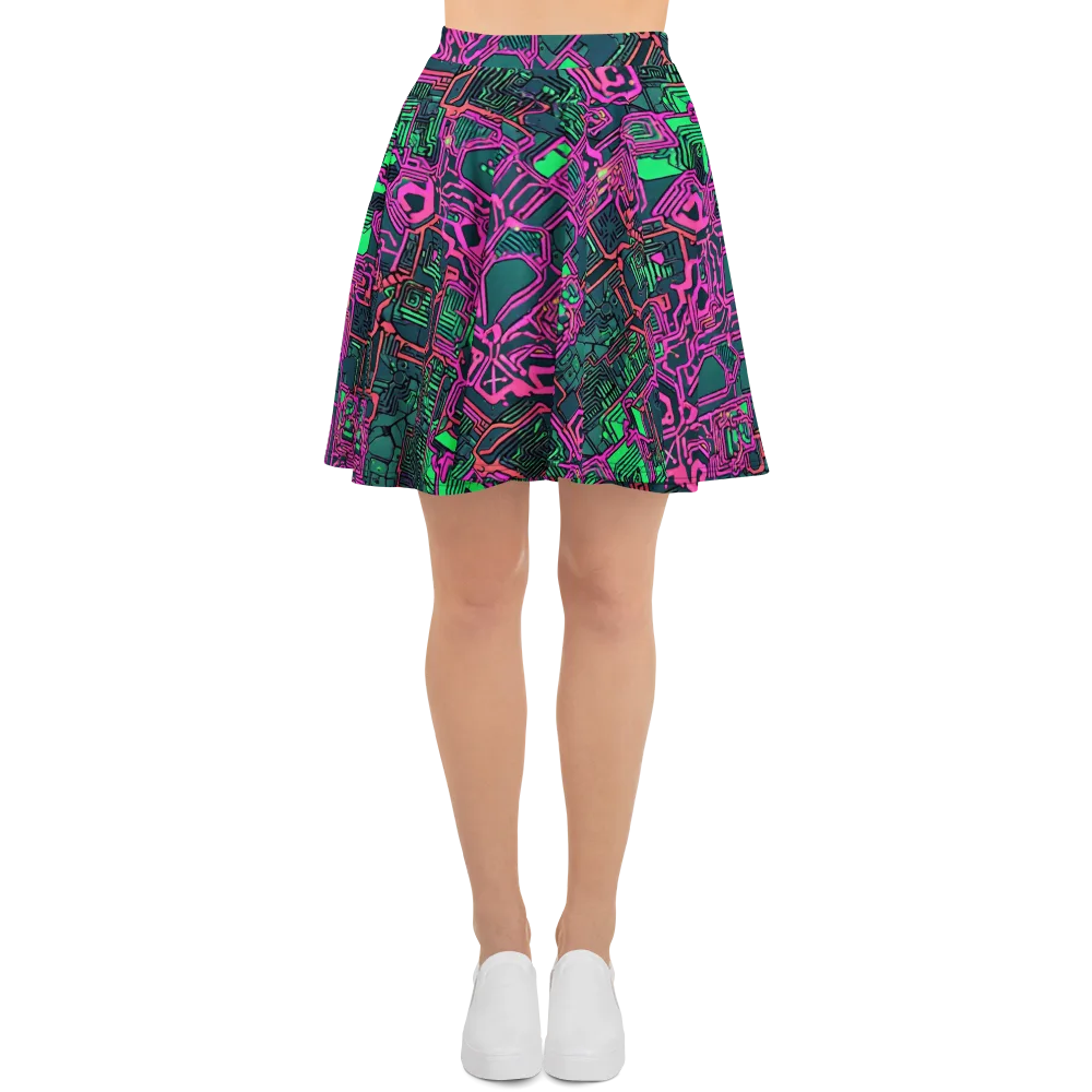 Electric Lattice on Skater Skirt — Front