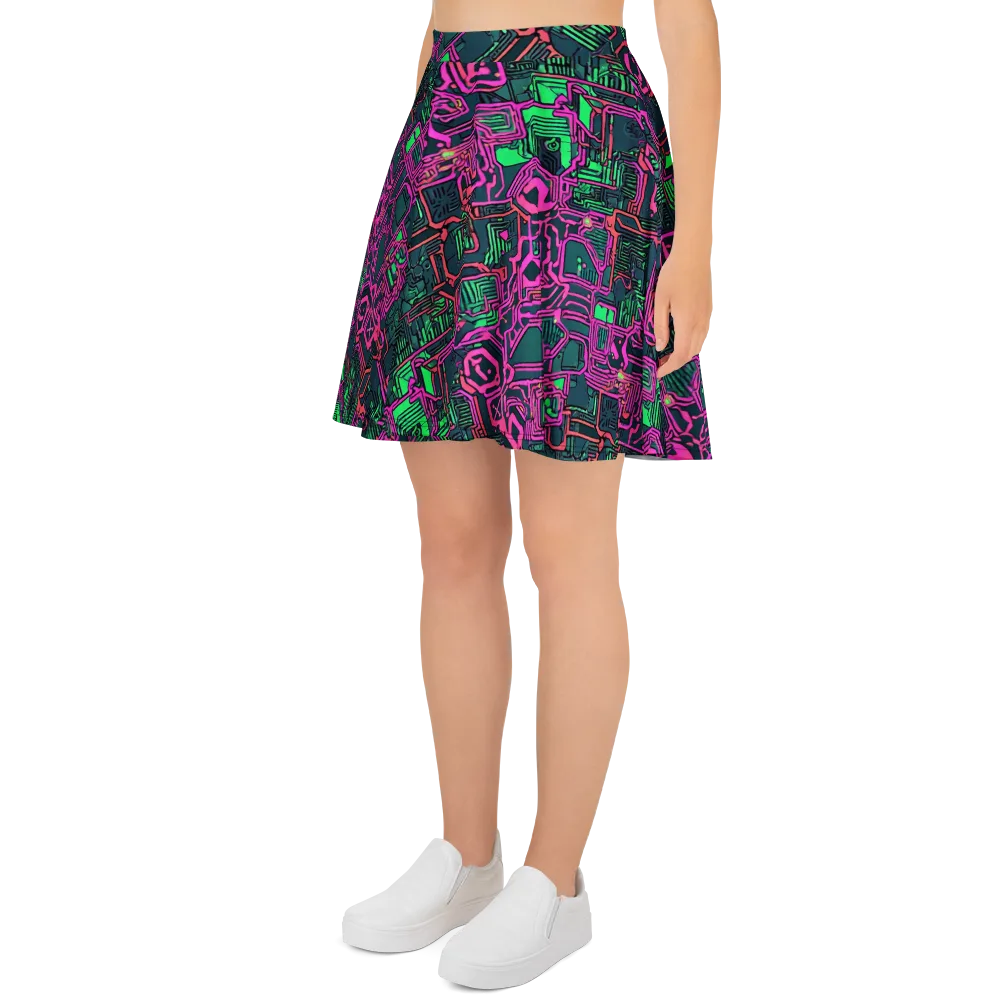 Electric Lattice on Skater Skirt — Left