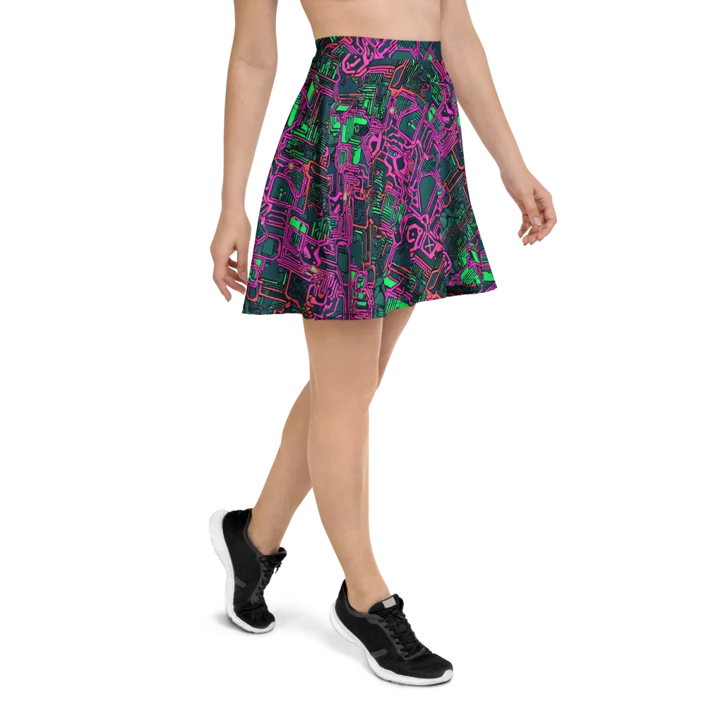 Electric Lattice on Skater Skirt — Right