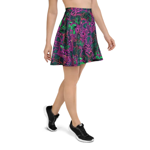 Electric Lattice on a Skater Skirt