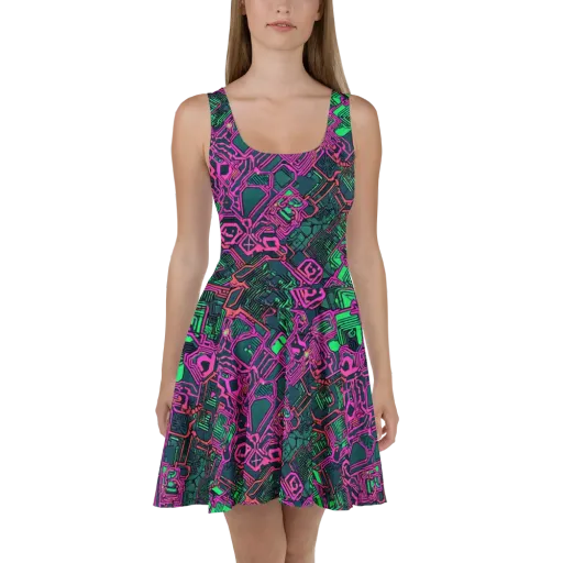 Electric Lattice on a Skater Dress