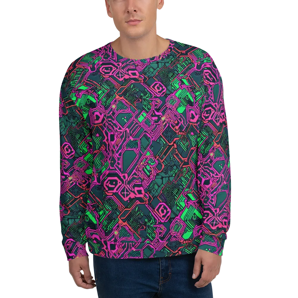 Electric Lattice on Sweatshirt — Front