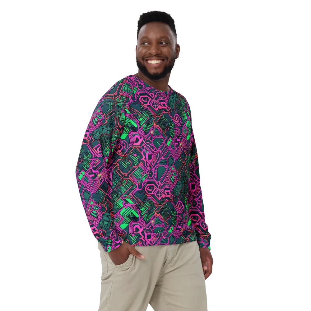 Electric Lattice on Sweatshirt — Front