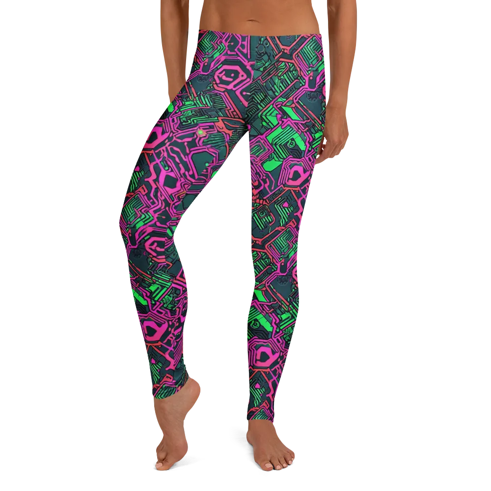 Electric Lattice on Leggings — Front