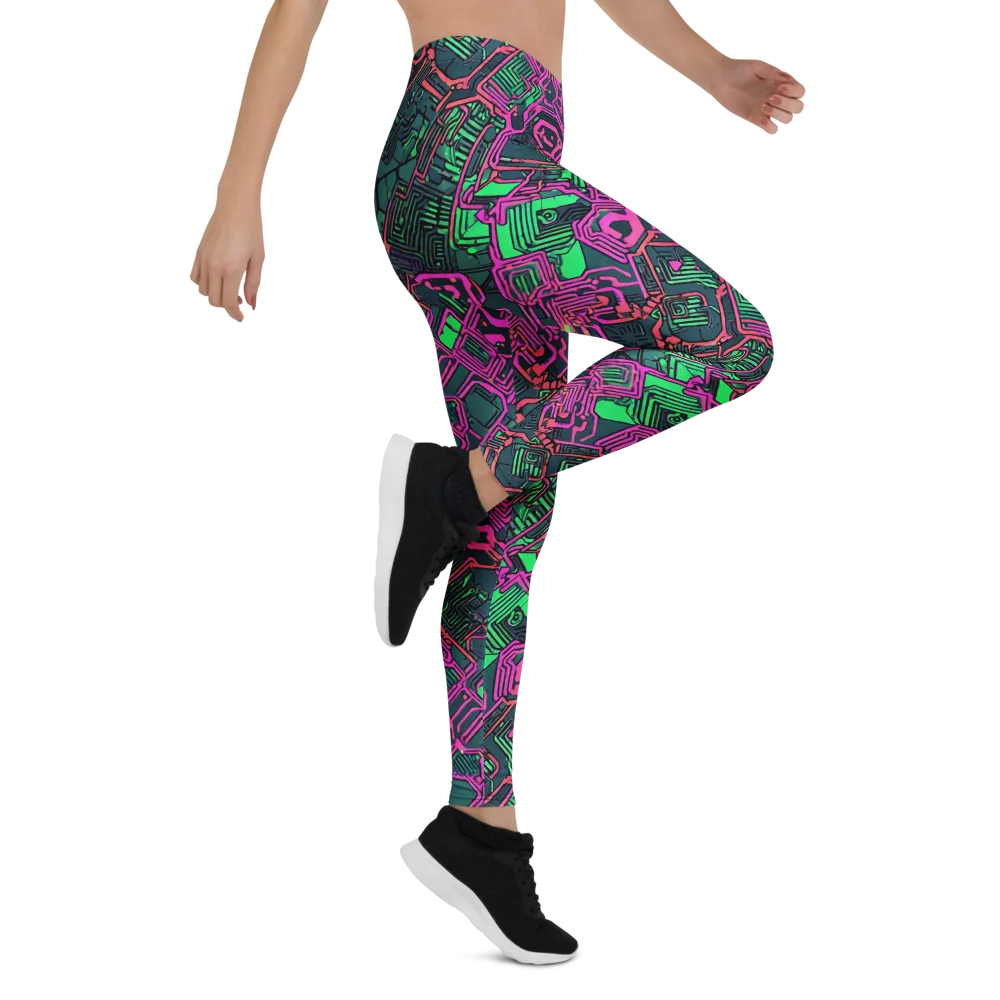 Electric Lattice on Leggings — Right