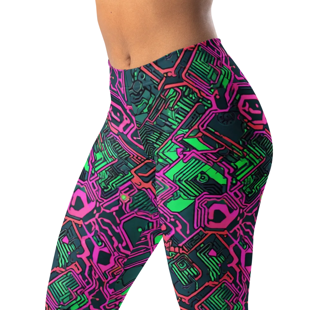 Electric Lattice on Leggings — Left Front
