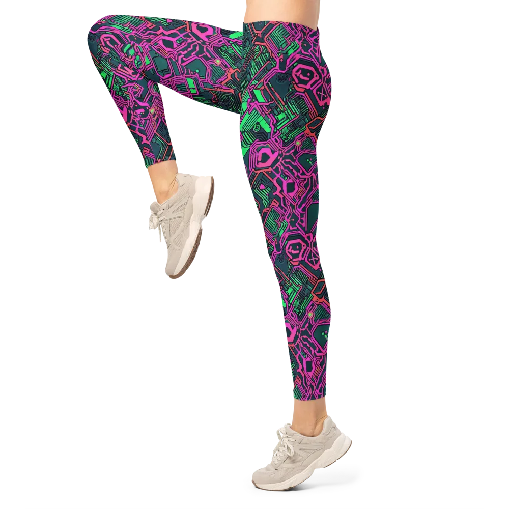 Electric Lattice on Leggings — Left