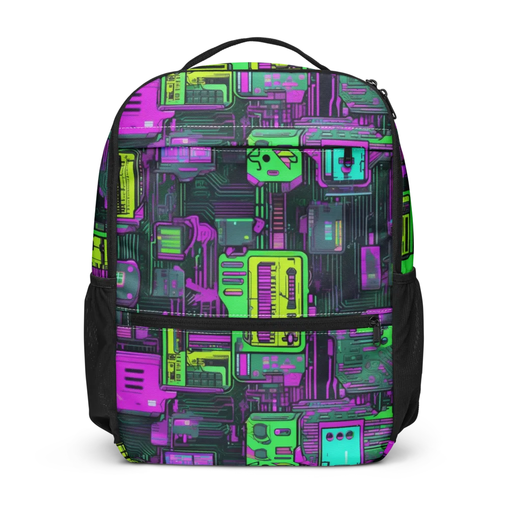Synthwave Hardware on Utility Backpack — Front