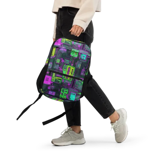 Synthwave Hardware on a Utility Backpack